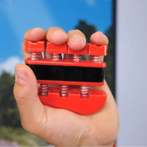 Ejercitador de manos y dedos de 4 pistones para mejorar la coordinación y habilidades motoras | BronWellys©