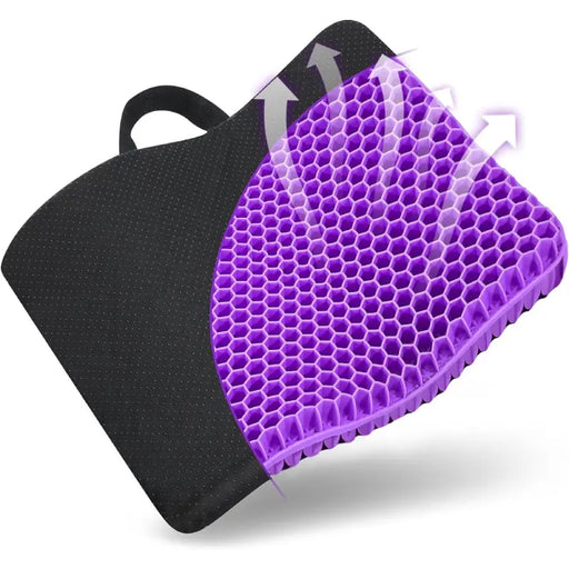 Cojín de asiento de gel morado: el alivio del dolor y la comodidad que necesita | BronRelax© - Bronmart