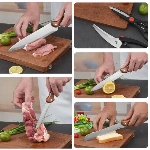 Juego de Cuchillos y Cubiertos de 25 Piezas con Maletín - Precisión y Elegancia| BronKitchen© - Bronmart