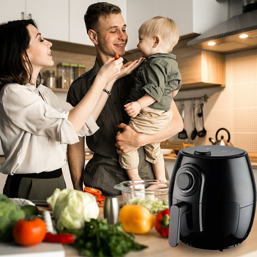 Freidora de aire sin aceite, AirFryer tamaño familiar 4L de 1400W,Freidora de aire sin aceite tamaño familiar de 1400 W con menú de acceso directo rápido,comer sano,airfryer,freidora sin aceite,Freidora de aire 4 letros | BronKitchen©freidora de aire,freidora,electrodomésticos,comida sana,comida saludable