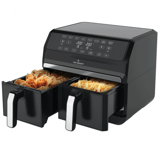 Freidora Sin Aceite Doble 8 L y 1700 W Dual Airfryer XXL 8 en1 | BronKitchen©