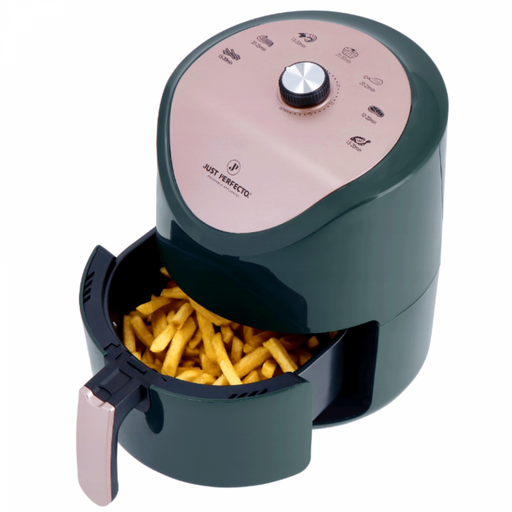 Airefryer Caliente 1200W Con Control Dial - 3.5L, Verde | BronKitchen©