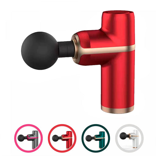 Mini pistola de masaje portátil 2.0 Color Rojo | BronFit©,pistola para masajes , pistola masajeadora muscular , pistola masajeadora , pistola masaje muscular , pistola masaje , pistola de masaje muscular , pistola de masaje , Mini Pistola de Masaje Muscular Profunda