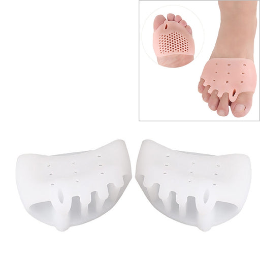 Separadores de dedos en forma de panal Hallux Valgus o juanetes (blanco) - Bronmart