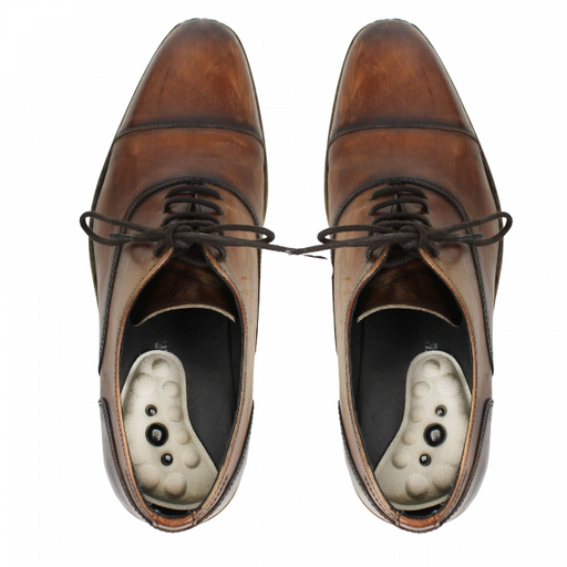 Almohadillas magnéticas para talones para corregir piernas arqueadas y rodillas juntas | BronWellys©