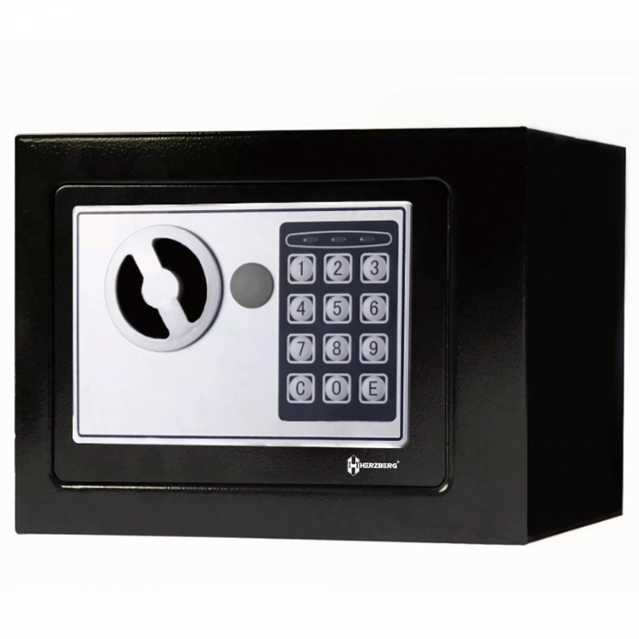 Caja Fuerte Electrónica Digital de Acero - 17x23x17cm - Seguridad Ignífuga, Impermeable