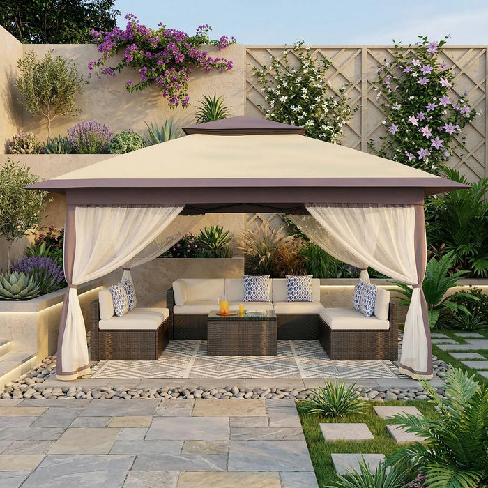 Carpa Portátil 3x3M Impermeable con Mosquitera UV50+