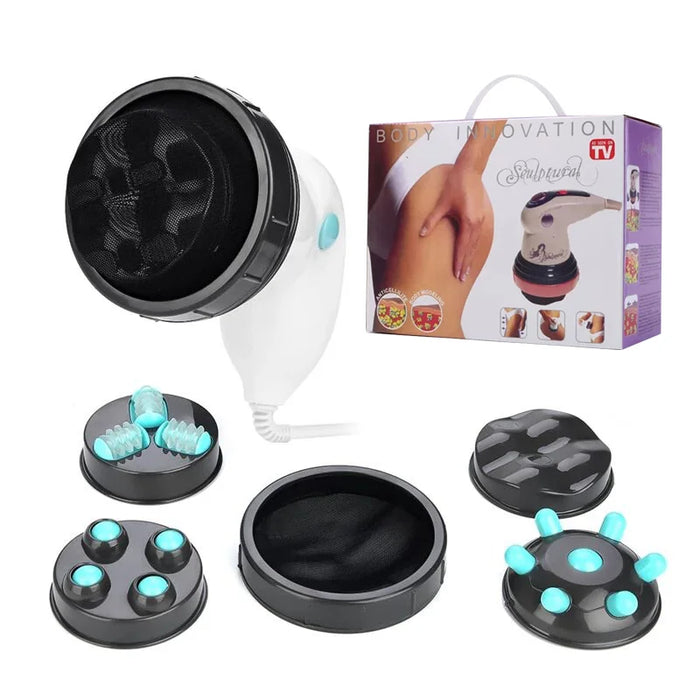 Anti-Cellulite-Massagegerät 5 in 1 BronFit mit austauschbaren Aufsätzen
