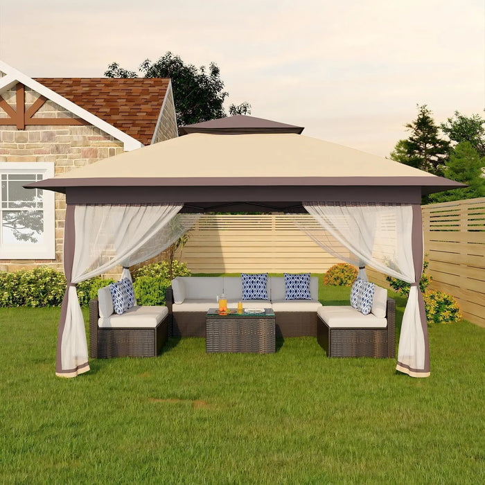 Carpa Portátil 3x3M Impermeable con Mosquitera UV50+