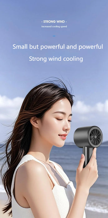 Ventilador de Mano Portátil con Refrigeración Semiconductor LED y 100 Velocidades | BronAir©