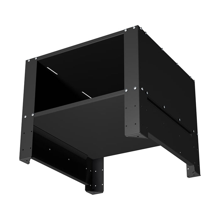 Set 2x Soporte universal para lavadora pedestal alto negro con cajón