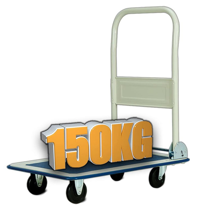 Carro plataforma plegable de transporte 150 kg | BronTools©