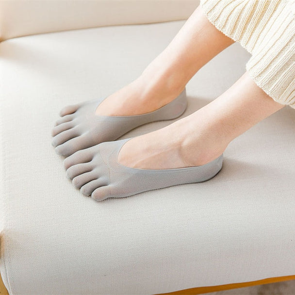  5 pares de calcetines de dedos para mujer, calcetines de dedos  de los pies, calcetines de compresión ortopédicos, calcetines invisibles  para hombres y mujeres : Ropa, Zapatos y Joyería