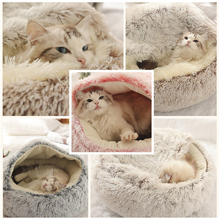Cama para perros y gatos, 2 en 1, cama para mascotas | BronPets©