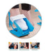 Ayudante azul de ayuda deslizante de calcetines de 1 pieza, el kit ayuda a poner los calcetines apagados, sin doblar el cuerno del zapato adecuado para calcetines soporte para pies 